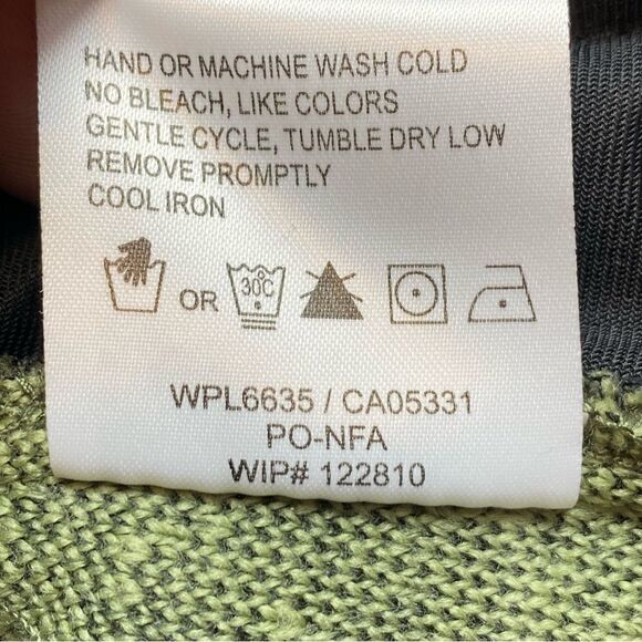 Woolrich Light Olive Heather Toggle Button Vest Size Large - Picture 5 of 11